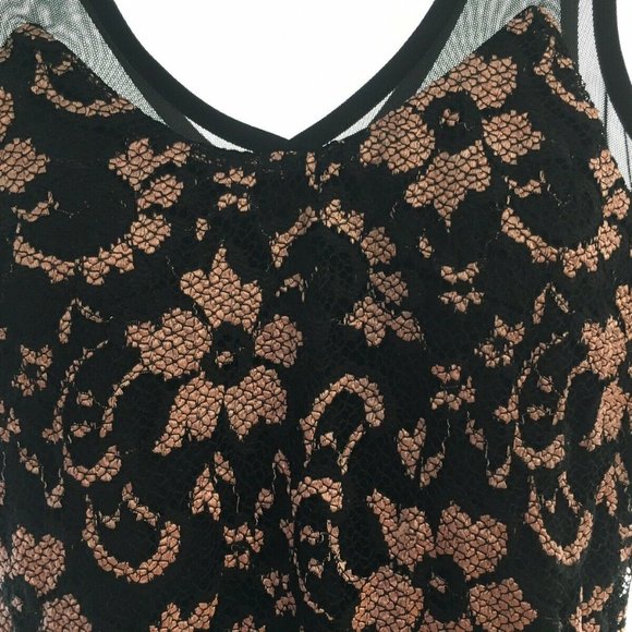 Almost Famous Dress Size S Black/Pink Built In Bra - Picture 2 of 10